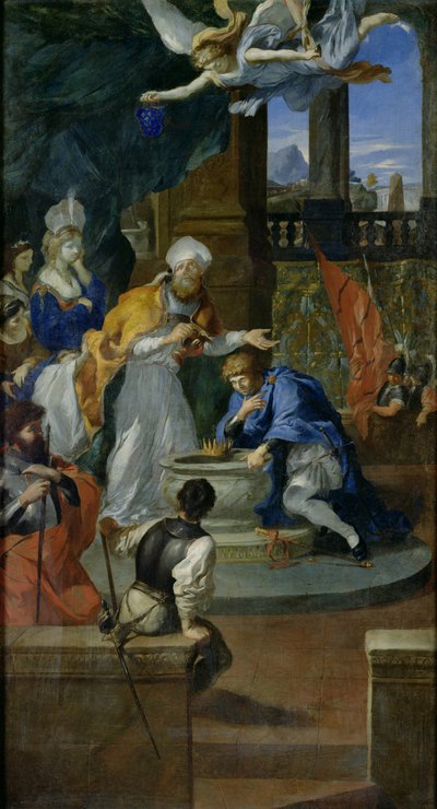 The Baptism of Clovis I (465-511) King of the Franks by Pierre Puget